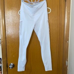 White Fabletics Leggings